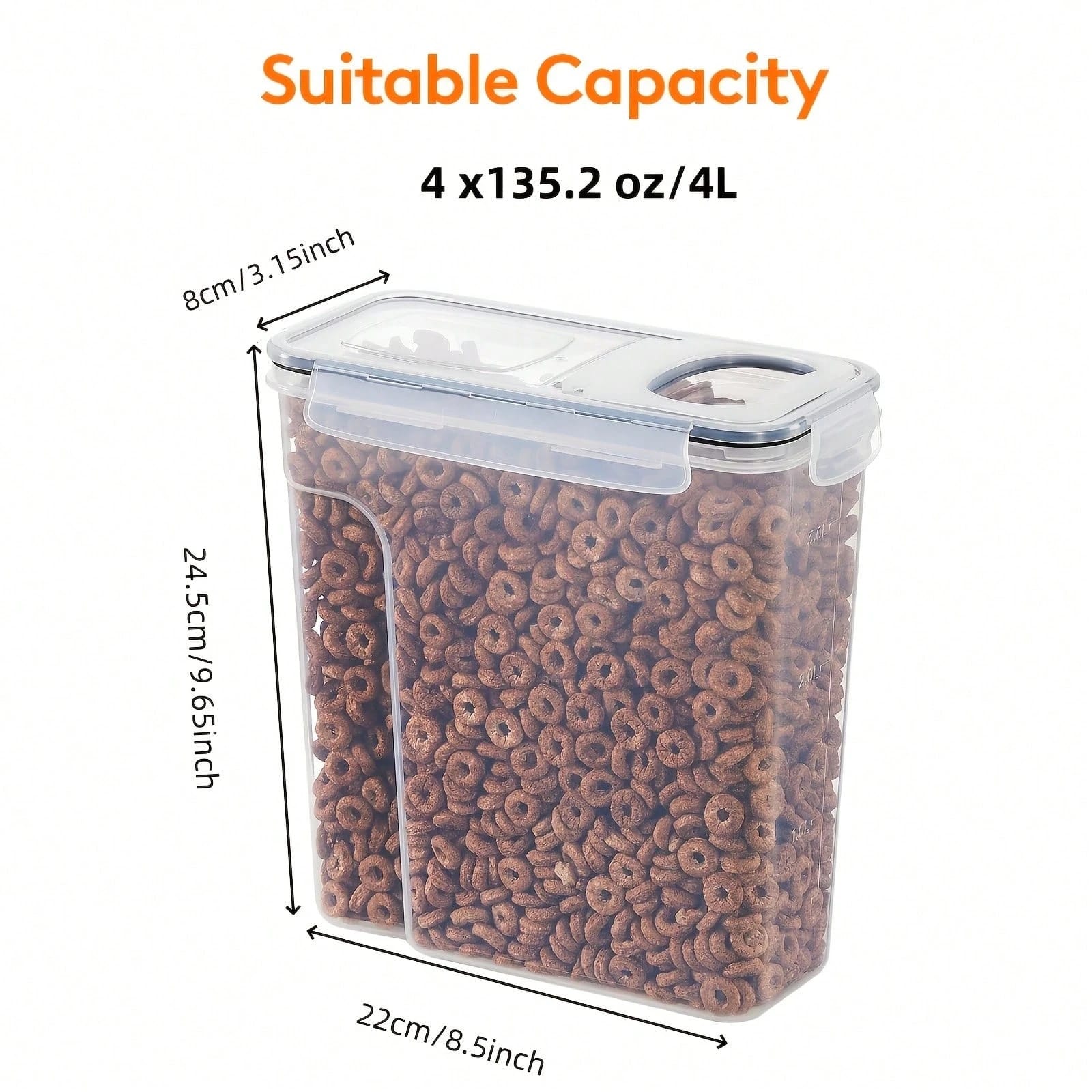 Food Storage Labels - Airtight Food Storage Containers With Lids,