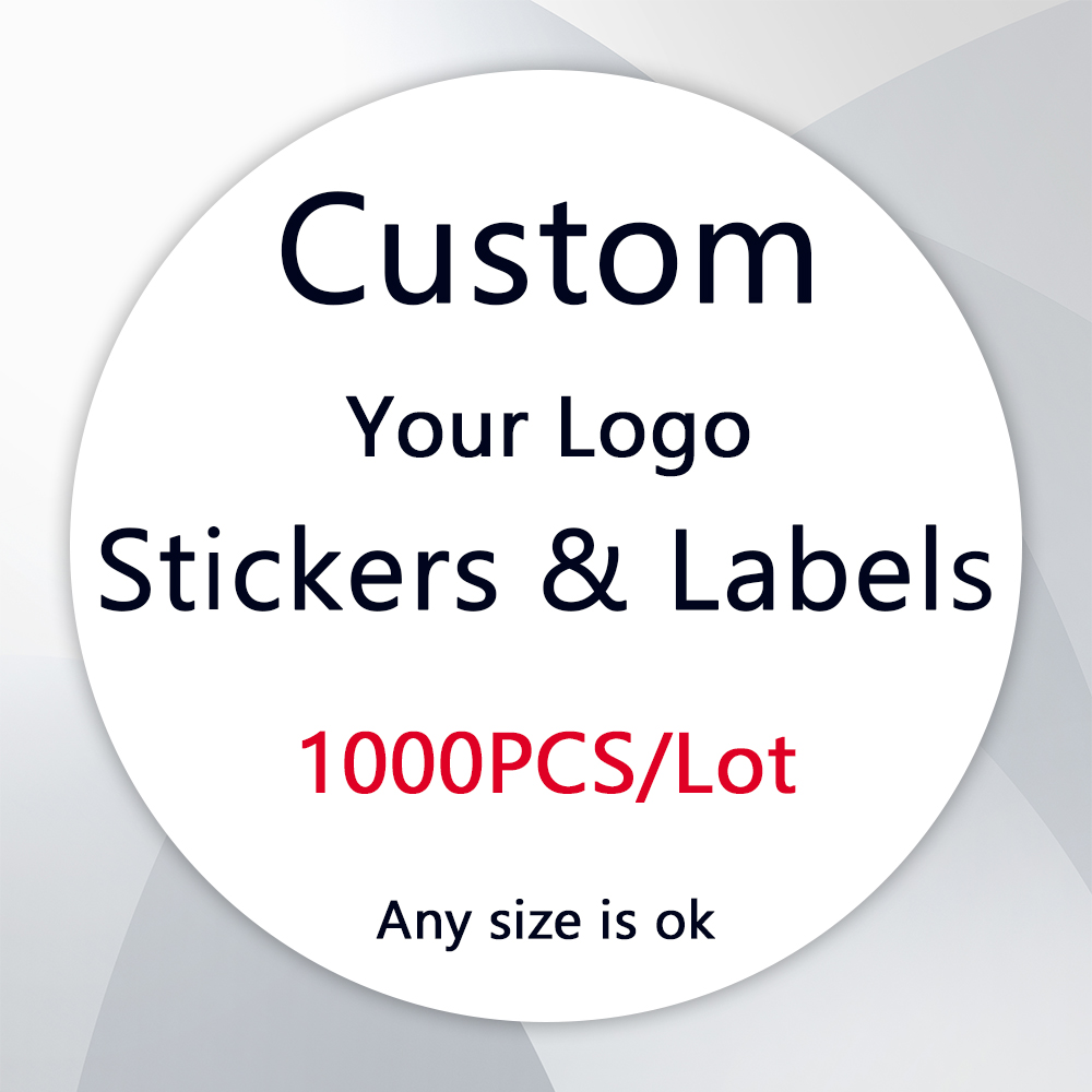 Food Storage Labels - 1000PCS Custom Stickers Customize Logo Business