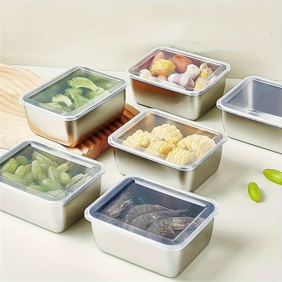 Food Storage Oven Safe - 1/3/5pcs Stainless Steel Food Storage Box