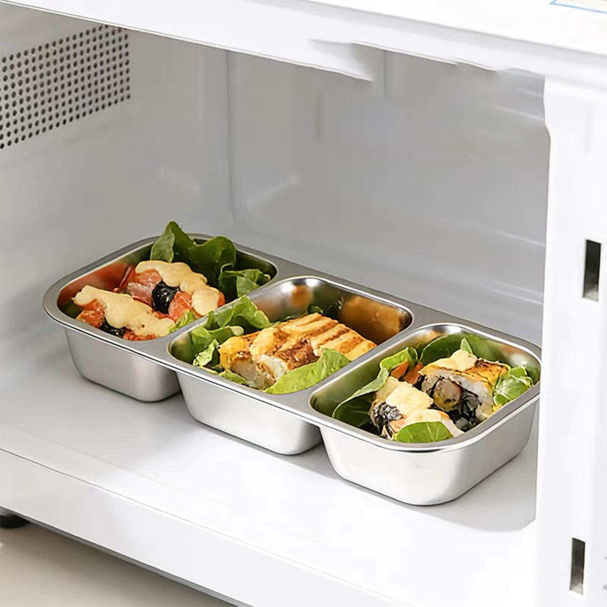 Stainless Steel Food Storage B - Food Storage Oven Safe recension och pris