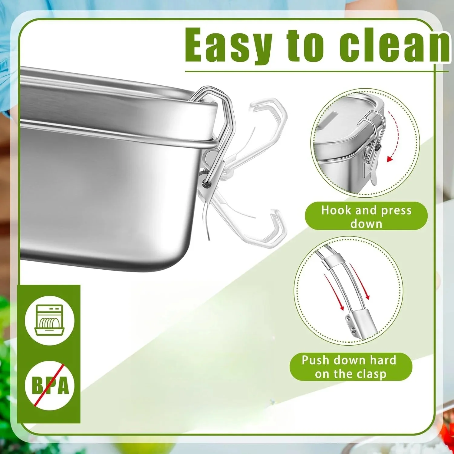 Stainless Steel Lunch Box for  - Food Storage Oven Safe recension och pris