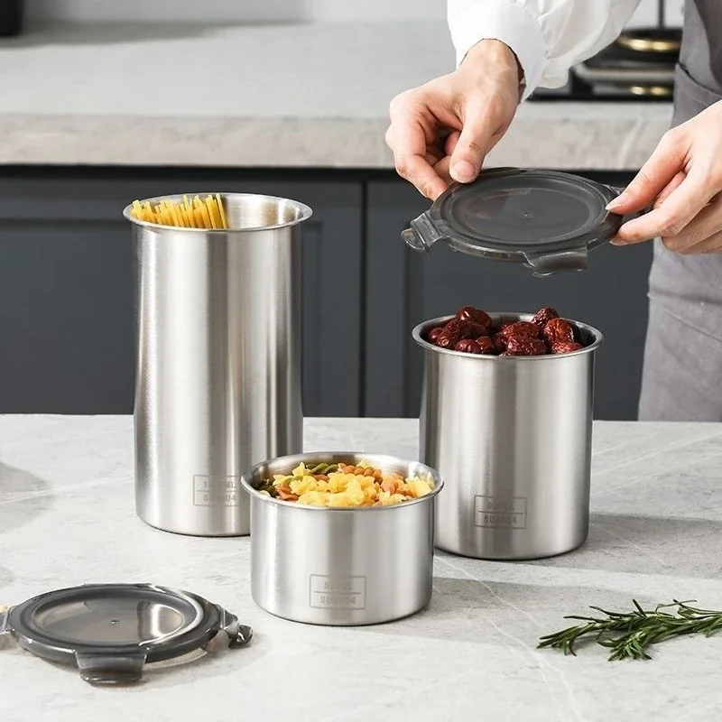 304 Stainless Airtight Contain - Food Storage With Dividers recension och pris