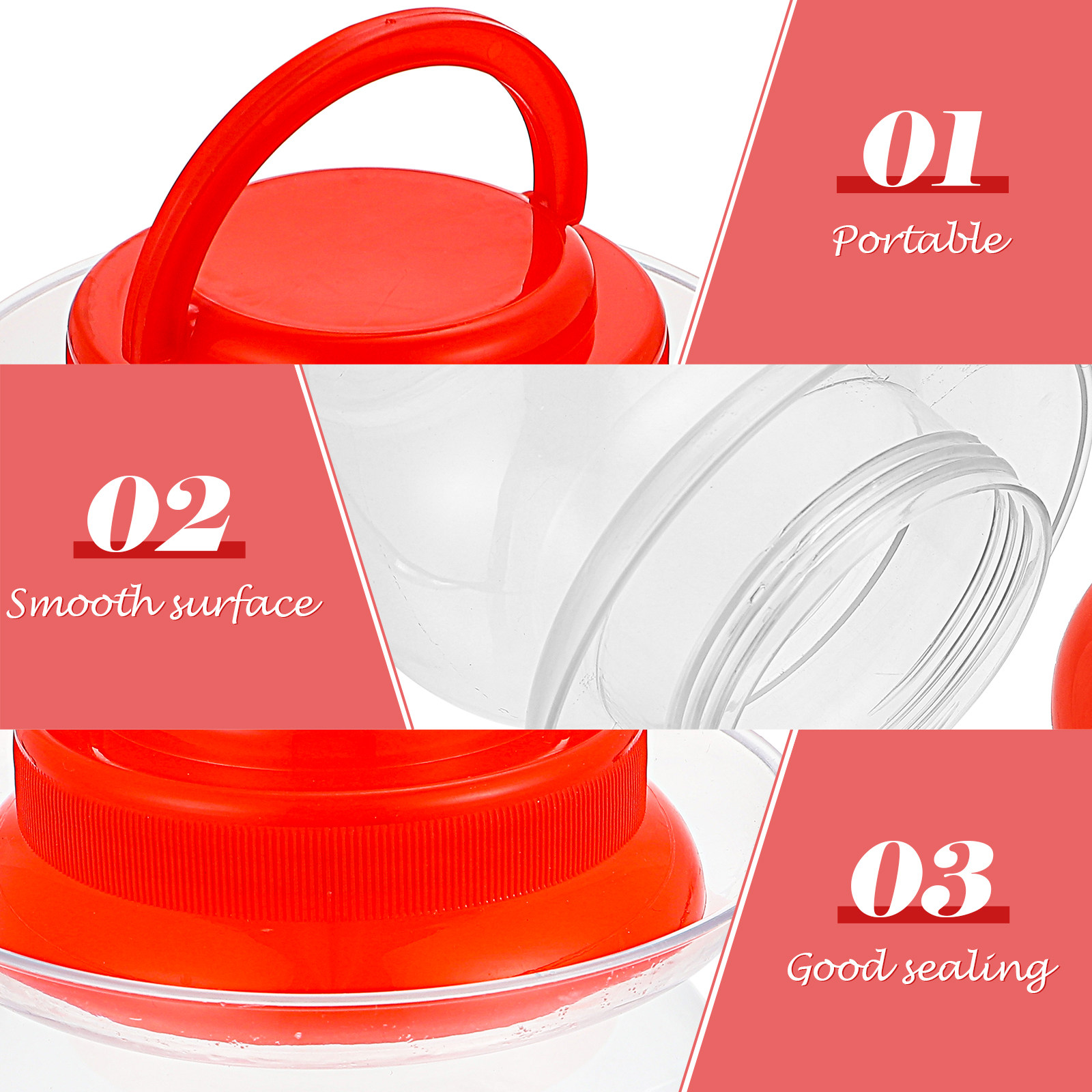 2Pcs Pickle Jar Household Plas - Food Storage Containers recension och pris
