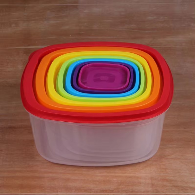 Rainbow 7pcs Food Container Pl - Food Storage Containers recension och pris