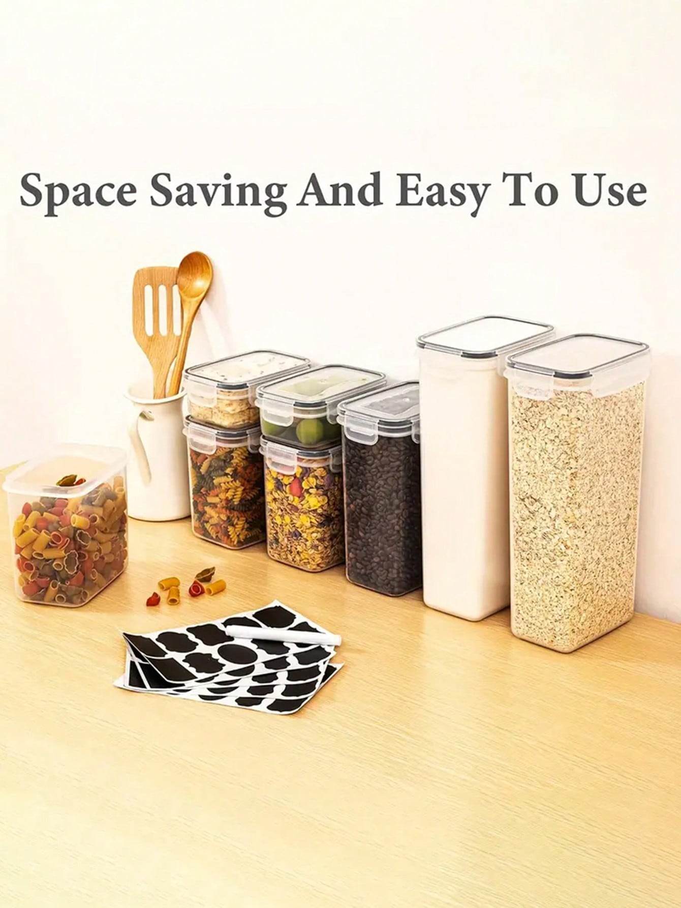 48pcs Sealed Food Storage Cont - Food Storage Labels recension och pris