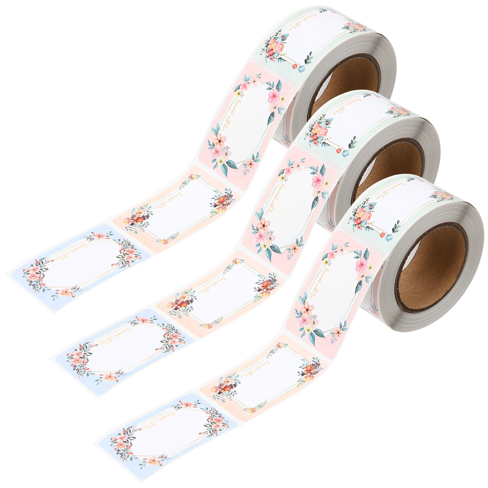 3 Rolls Blank Name Sticker Lab - Food Storage Labels recension och pris