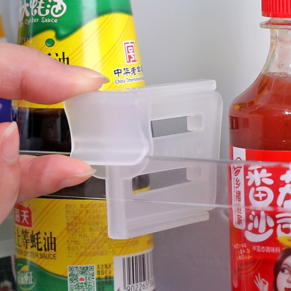 1/4pcs Adjustable Refrigerator - Food Storage With Dividers recension och pris