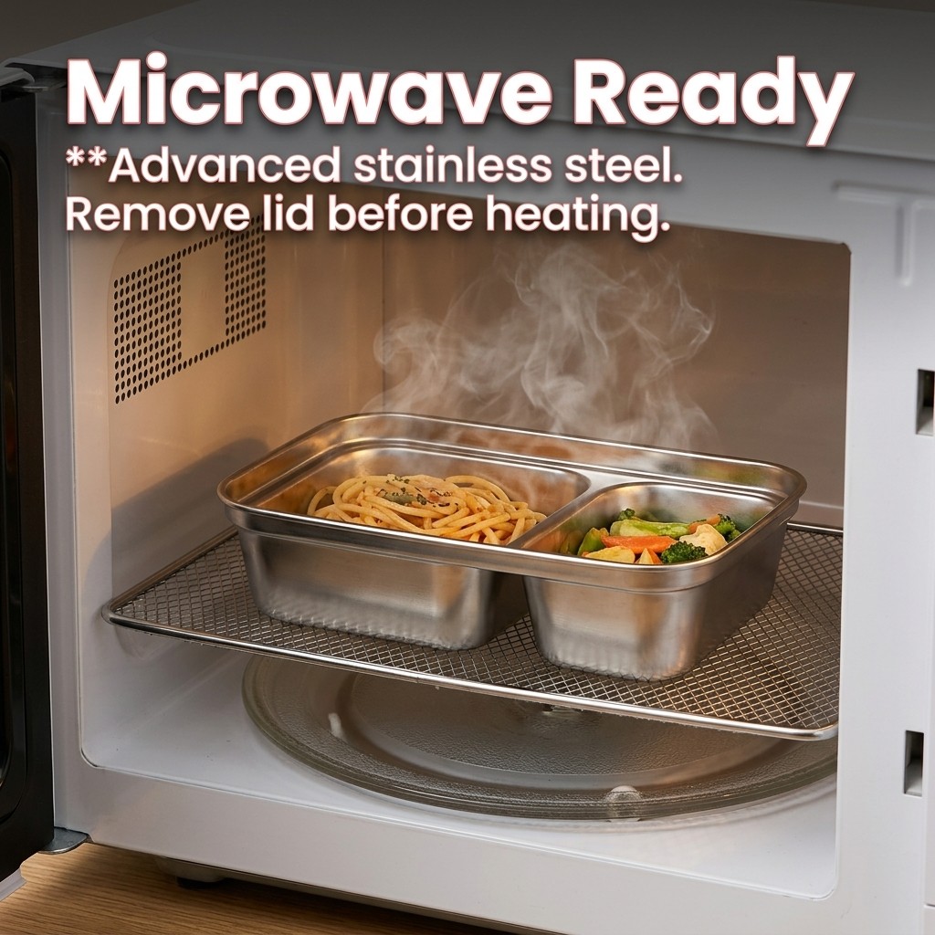 Microwave Safe 304 Stainless S - Food Storage Oven Safe recension och pris
