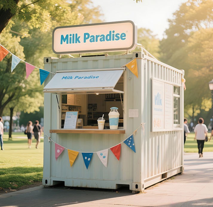 Prefab Container Coffee Shop M - Food Storage Containers recension och pris