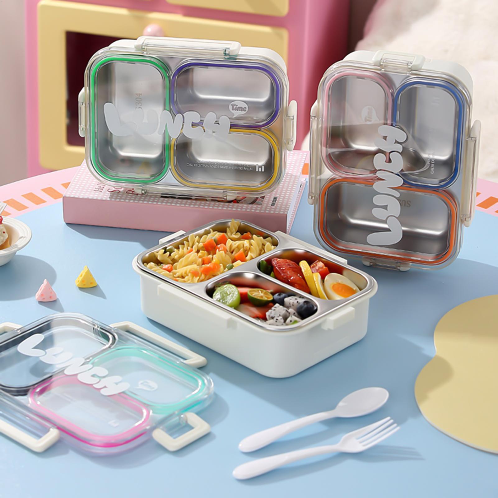 Stainless Steel Lunch Box Divi - Food Storage With Dividers recension och pris