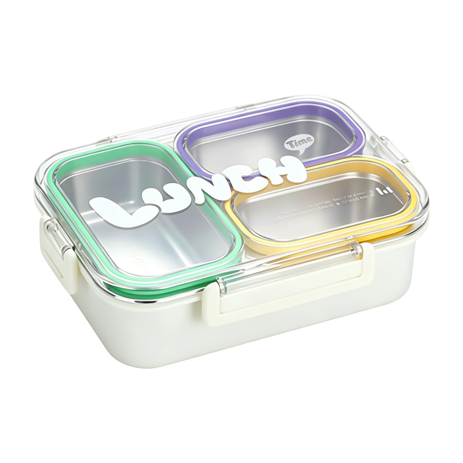 Stainless Steel Lunch Box Divi - Food Storage With Dividers recension och pris