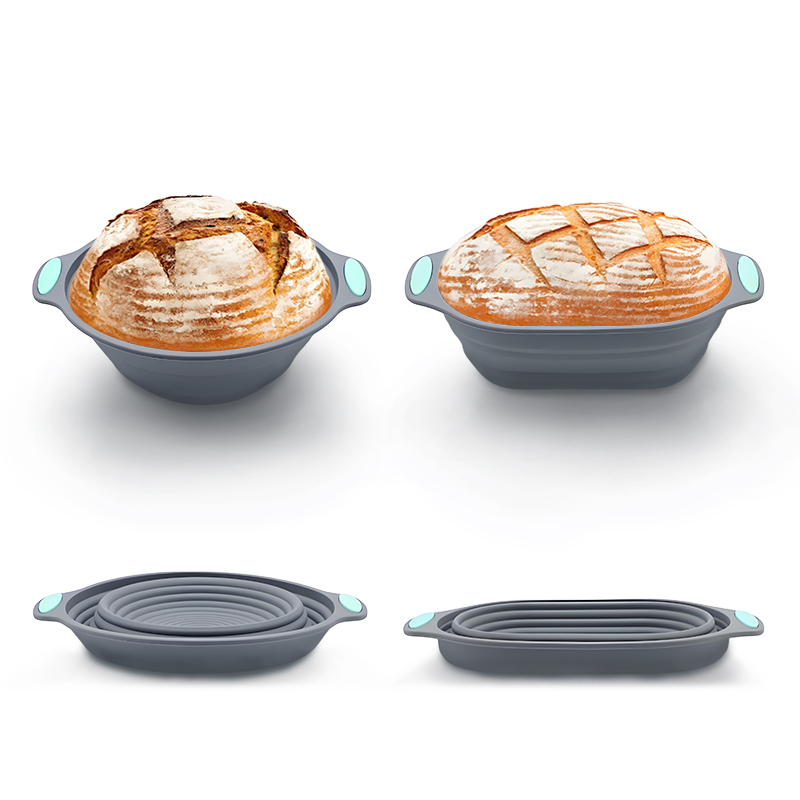 1PC Silicone Foldable Banneton - Food Storage With Dividers recension och pris