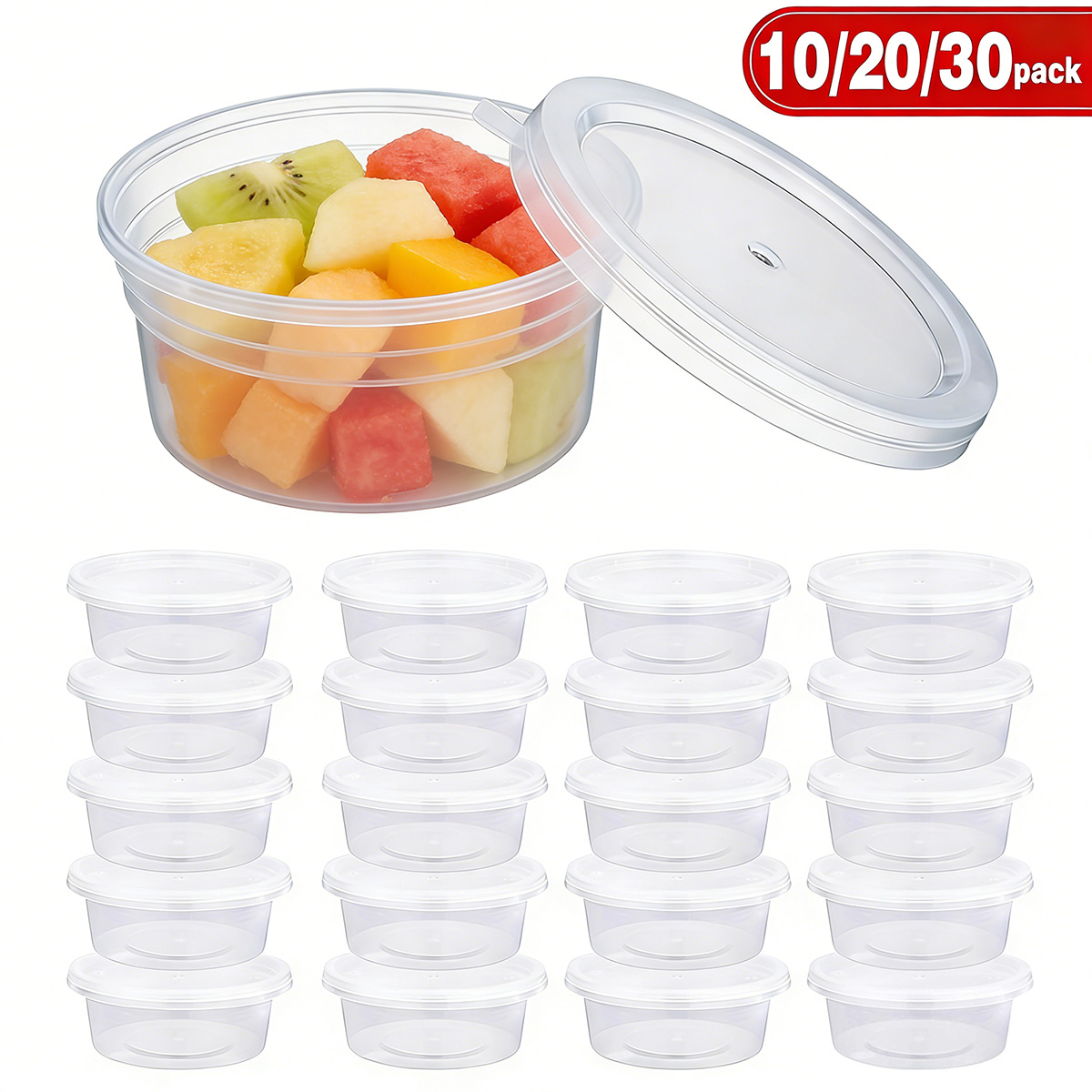 10/20/30 Pack Small Slime Cont - Food Storage Meals recension och pris