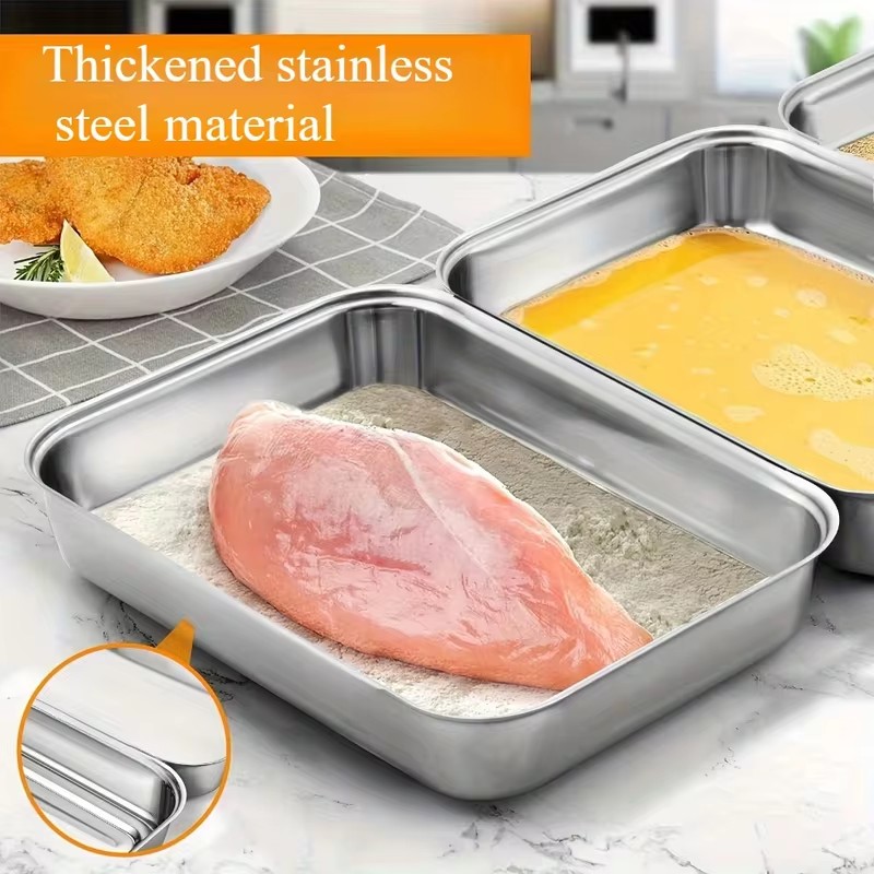 3-Piece Stainless Steel Food C - Food Storage Meals recension och pris