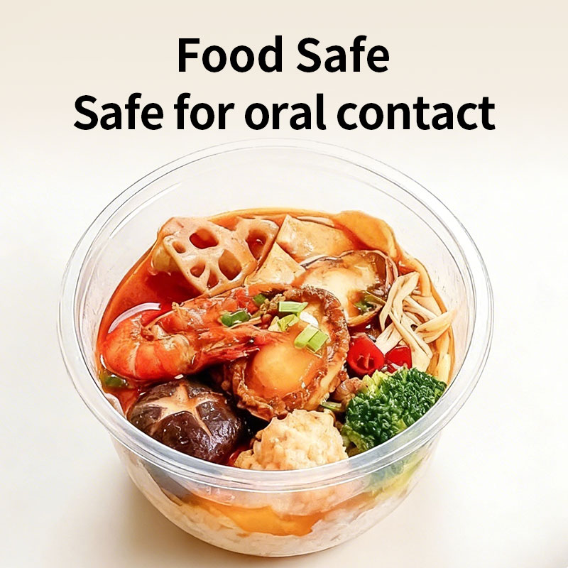 Disposable Plastic Bowls Trans - Food Storage Meals recension och pris