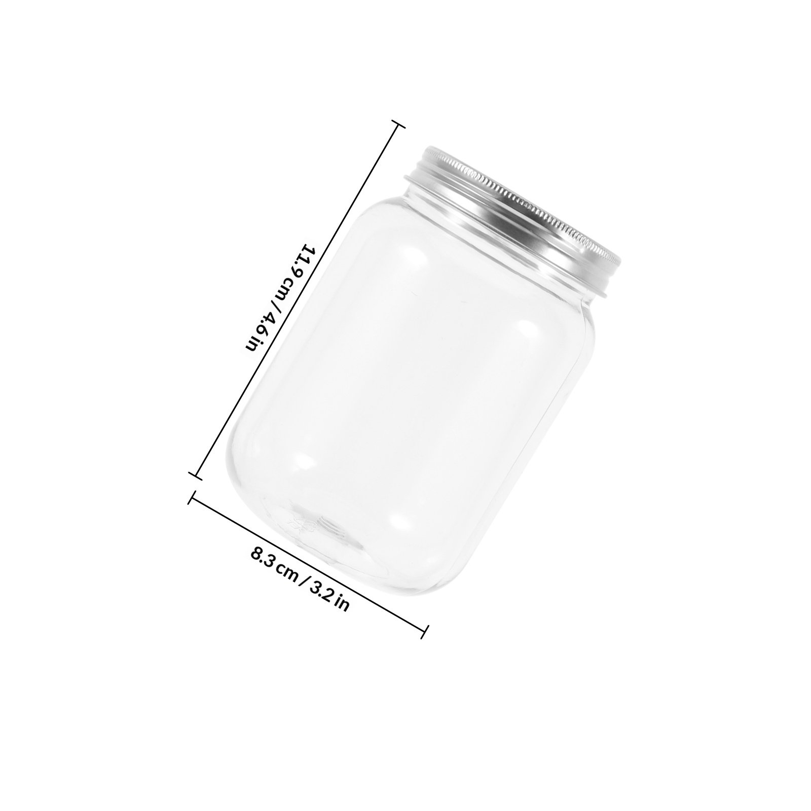 4Pcs Clear Plastic Jars Airtig - Food Storage Containers recension och pris