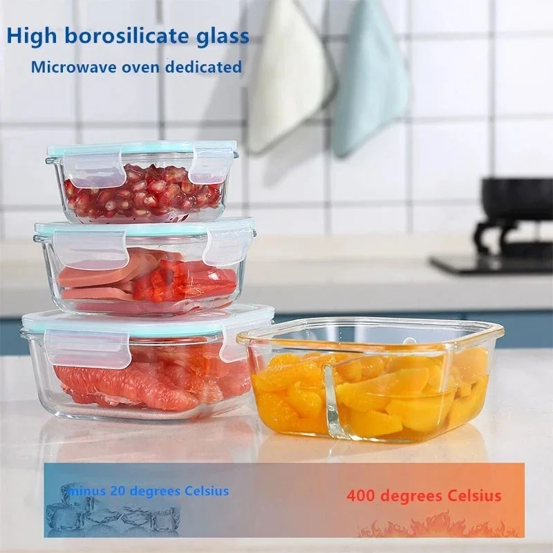 Glass Fresh-Keeping Box High B - Food Storage Oven Safe recension och pris