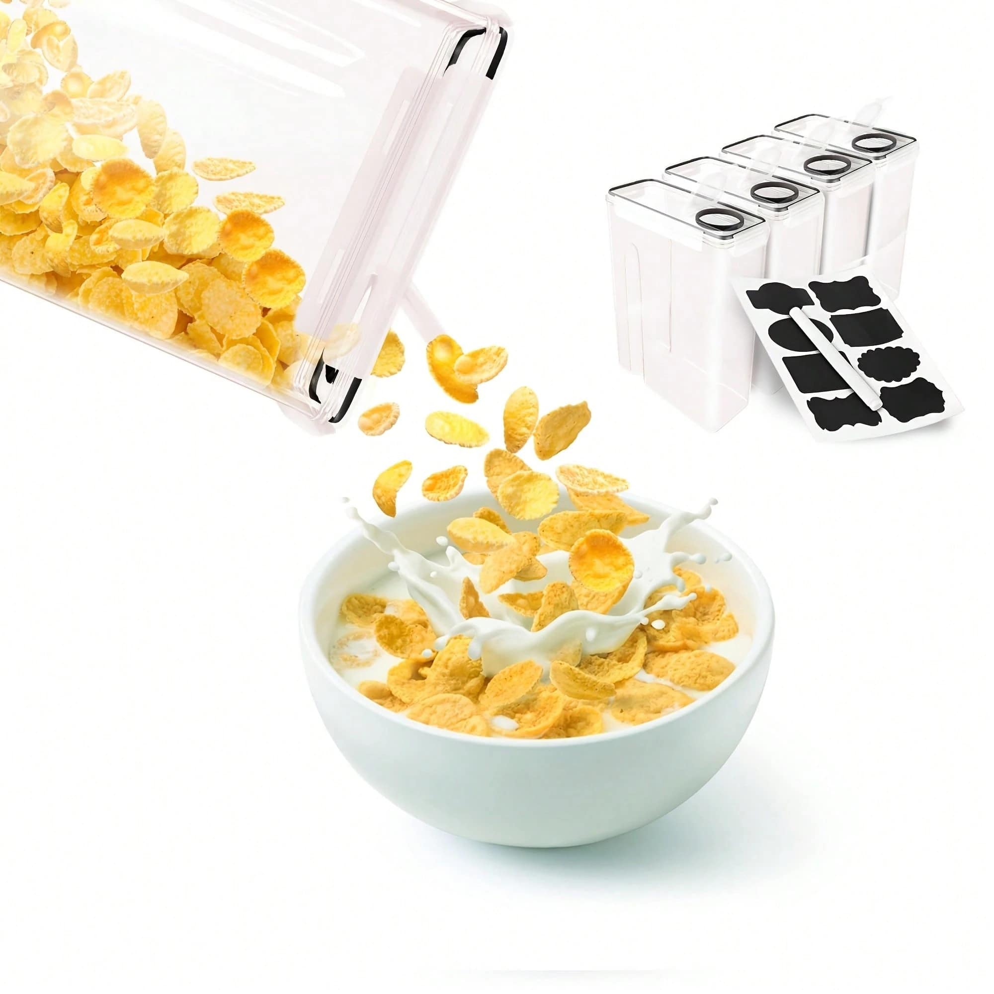 Airtight Food Storage Containe - Food Storage Labels recension och pris