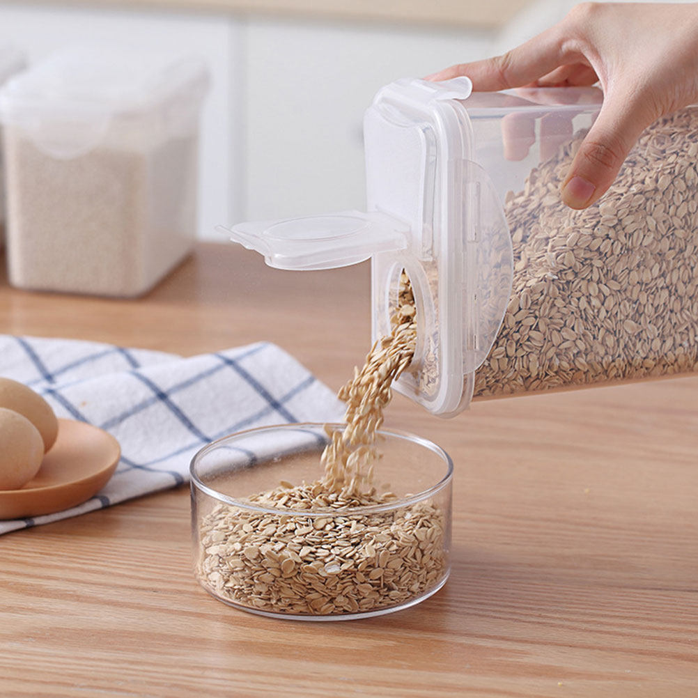 2Pcs Storage Jars Set Clear Pl - Food Storage Containers recension och pris