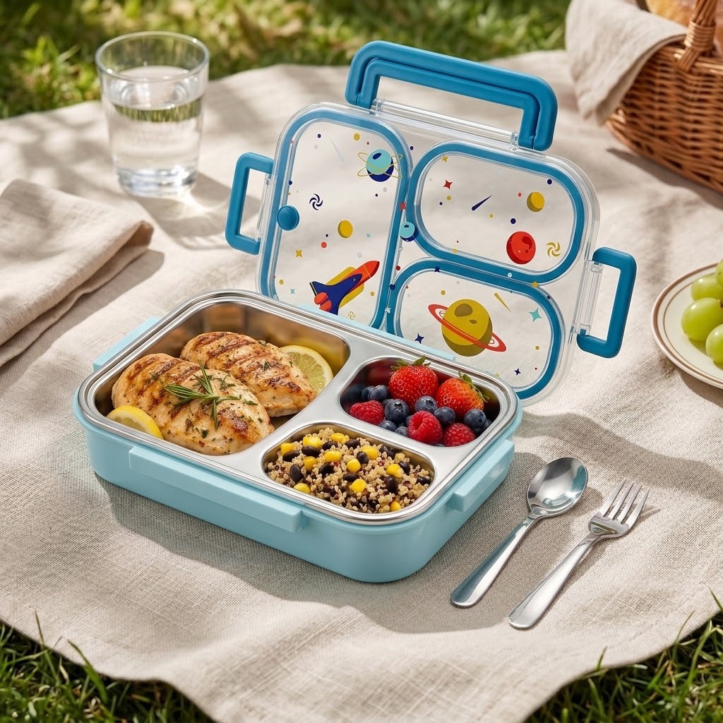 900ML Cute 304 Stainless Steel - Food Storage Oven Safe recension och pris