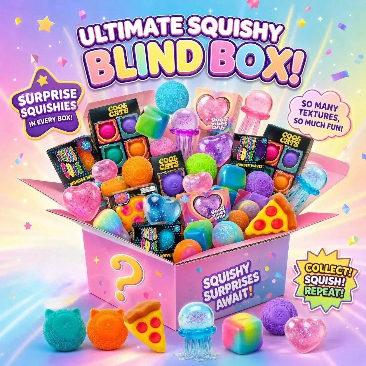 100+Mystery Fidget Toy Blind B - Food Storage Bag recension och pris
