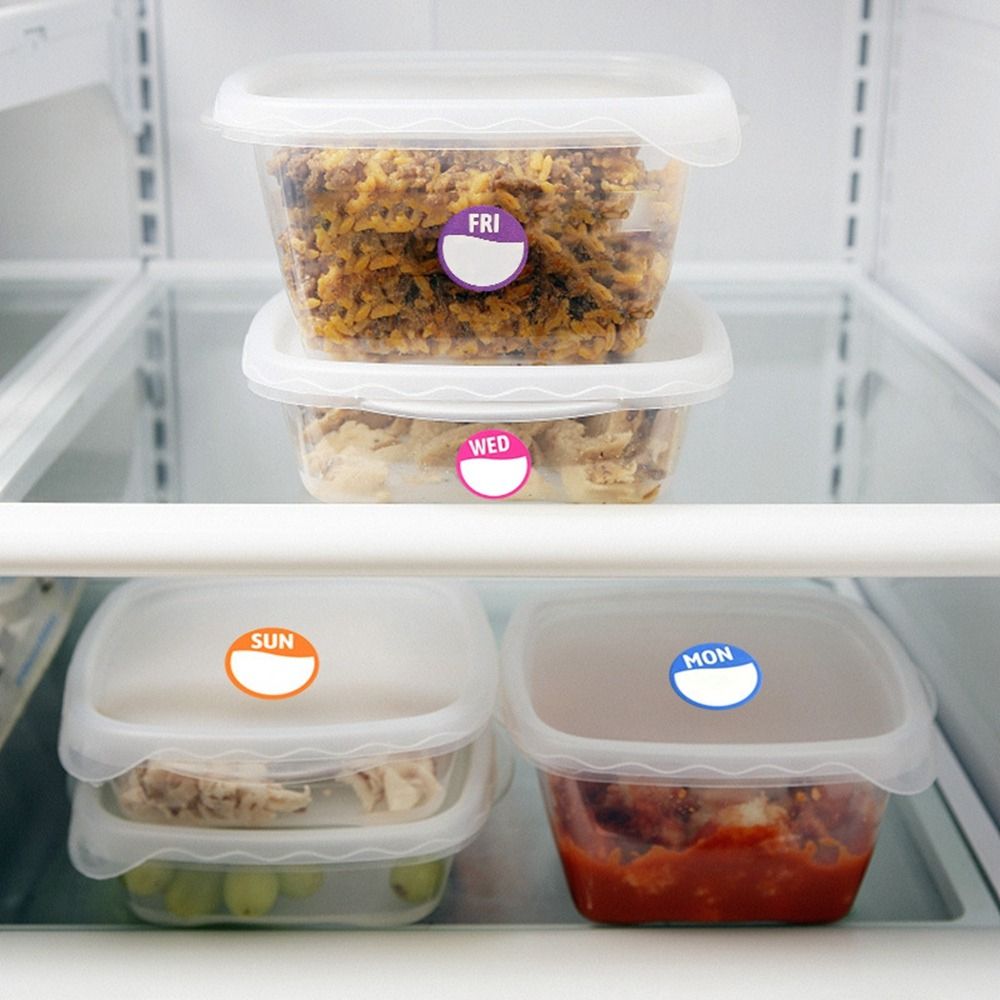New Paper Week Stickers 500 Pc - Food Storage Labels recension och pris