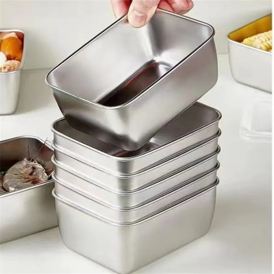 1/3/5pcs Stainless Steel Food  - Food Storage Oven Safe recension och pris