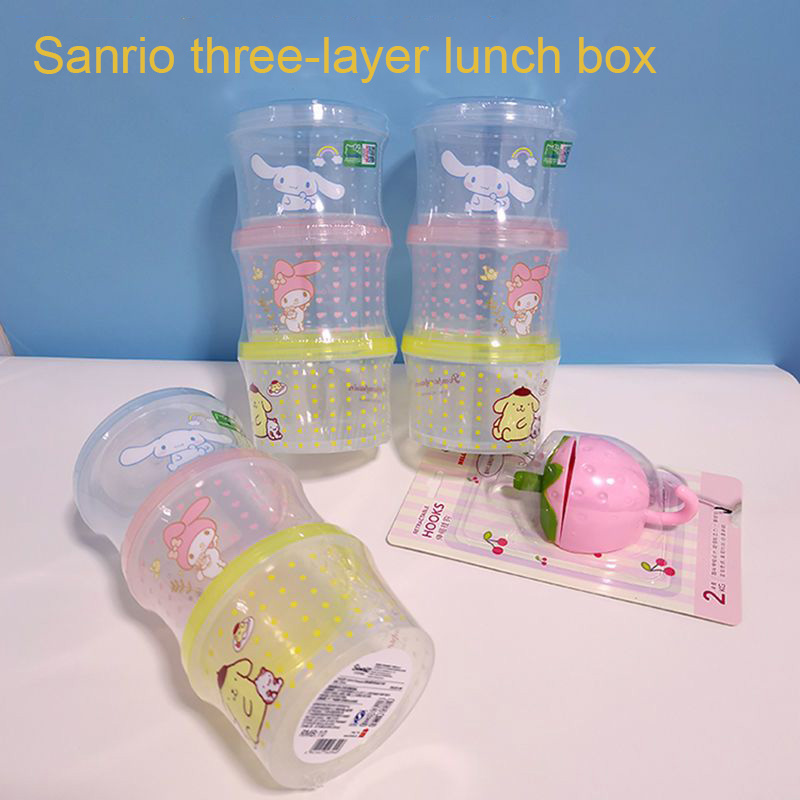 Kitty Bento Box Set 3 Pieces C - Food Storage Oven Safe recension och pris