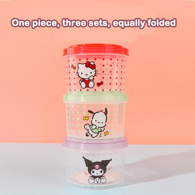 Kitty Bento Box Set 3 Pieces C - Food Storage Oven Safe recension och pris