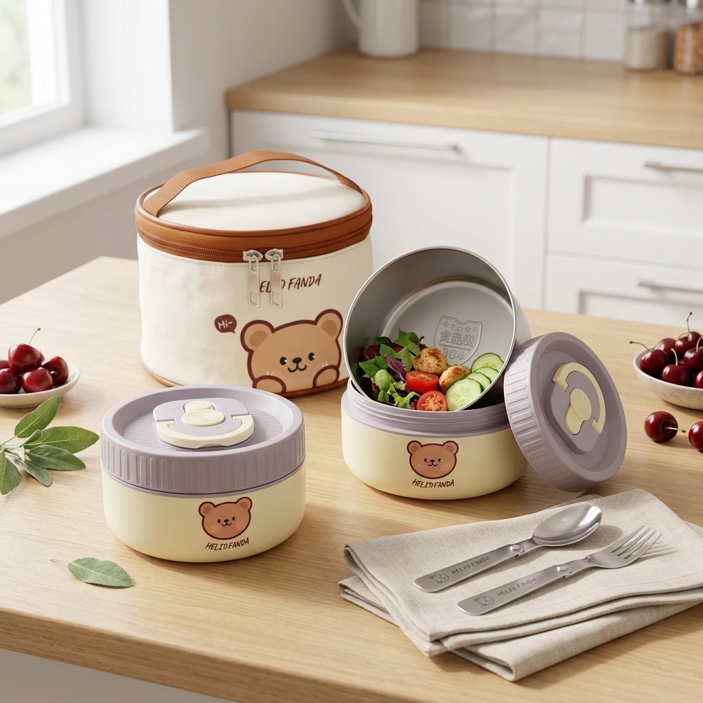 304 Stainless Steel Kids Lunch - Food Storage Oven Safe recension och pris